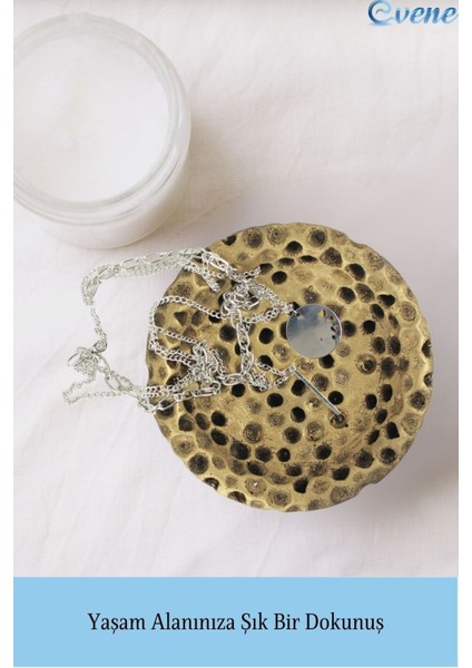 Altın Eskitme Dekoratif Kase Yüzük ve Kolye Saklama Tabağı Takı Organizer modelleri