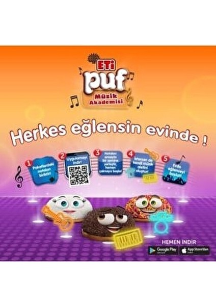 Puf Renkli Bisküvi 18 gr x 48 Adet Marshmallow Kaplamalı Eğlenceli Atıştırmalık indirimleri
