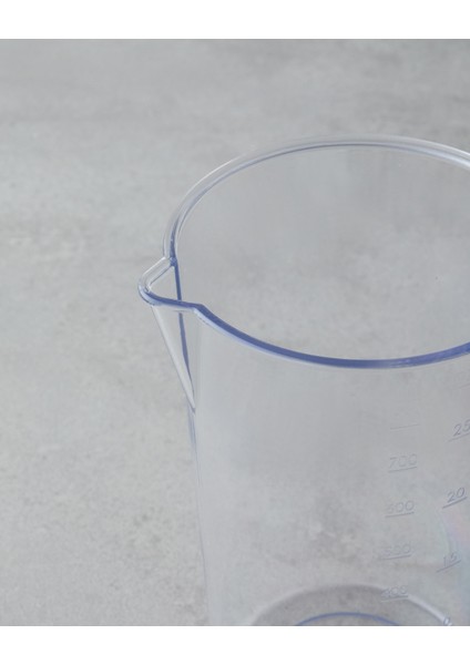 4 Bıçaklı Mini Blender Seti 1500W Beyaz-Krom, Güçlü ve Şık Mutfak Aleti