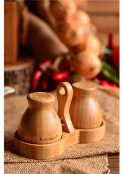 Kahverengi Tuzluk ve Biberlik Seti, Şık ve Kullanışlı Mutfak Aksesuarları fiyatları