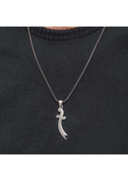 Gümüş Zülfikar Kılıcı Erkek Kolye