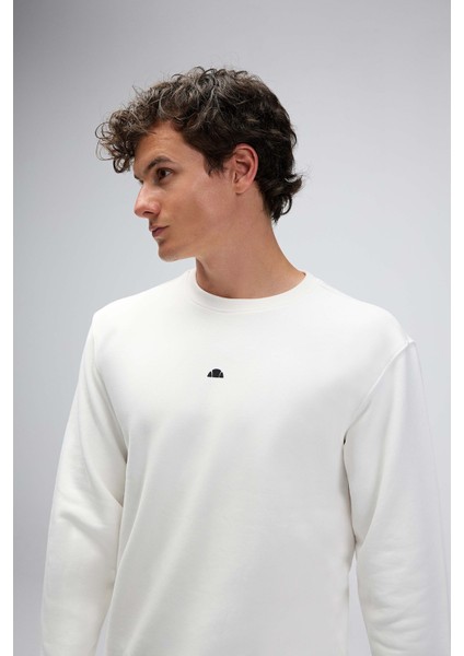 Pamuklu Regular Fit Bisiklet Yaka Logolu Sweat Erkek Sweat EM556 fiyatları