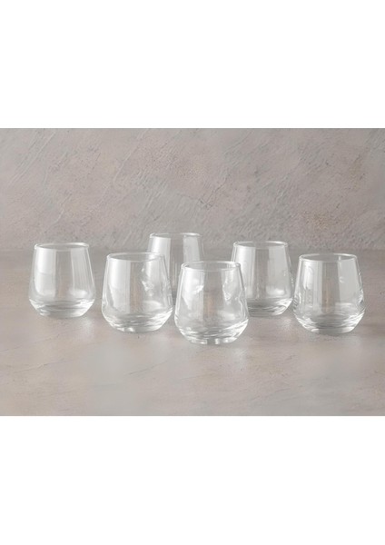 6'lı Şeffaf Cam Bardak Seti, 95 Ml, Şık ve Kullanışlı Tasarım