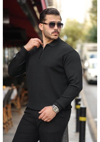 Erkek Selanik Örme Yakalı Uzun Kollu Triko fiyatları