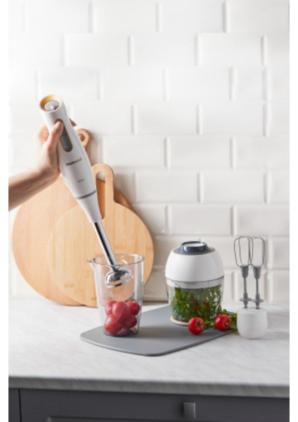 Krem Gold Renkli Çok Fonksiyonlu Blender Seti, Şık ve Kullanışlı Tasarım modelleri