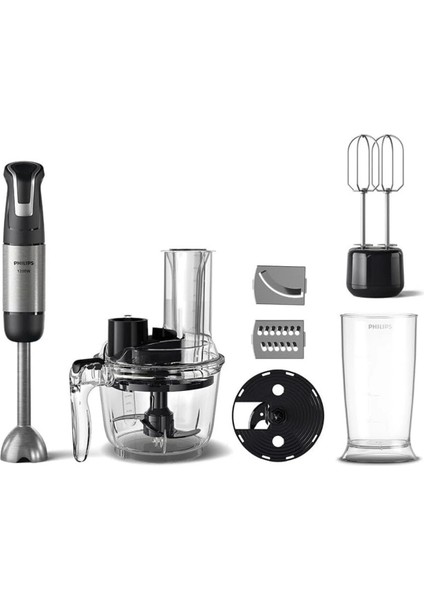 1200 W Blender Seti, 5000 Serisi, Beyaz, Güçlü ve Şık Tasarım