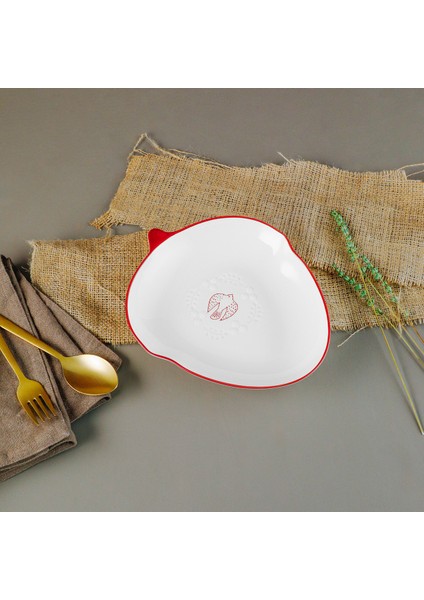 Çok Renkli Red Bird 24 cm Tabak, Şık ve Dayanıklı Yemek Takımı Parçası indirimleri
