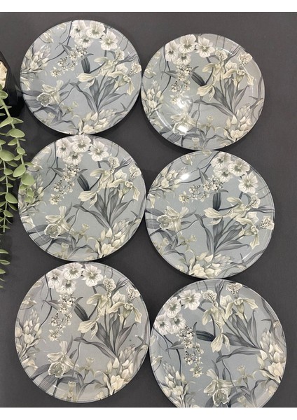 Gri 6'lı Pasta Tabağı Seti, Şık ve Zarif Sunumlar Için Ideal fiyatları