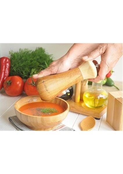 Kahverengi Öğütücü, Tuz ve Karabiber Için, Büyük Boy, Pratik ve Şık Tasarım fiyatları