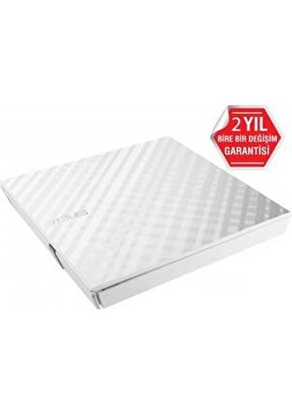 Harici DVD Yazıcı Slim 8X Süratli USB 2.0 Bağlantı Beyaz Renkli Model SDRW-08D2S-U fırsatları