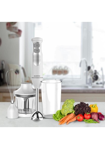 Beyaz Çok Fonksiyonlu El Blender Seti ile Kolay ve Pratik Kullanım fırsatları