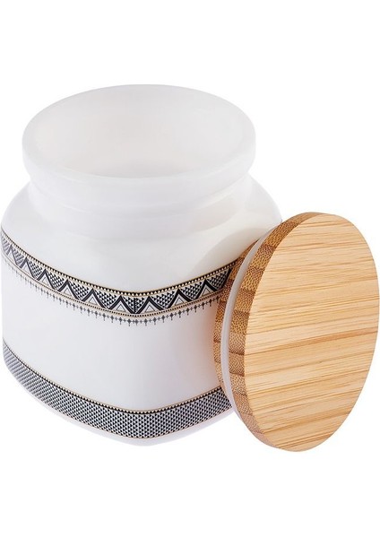 Beyaz 500 ml Cam Saklama Kabı, Şık ve Kullanışlı Mutfak Gereci modelleri