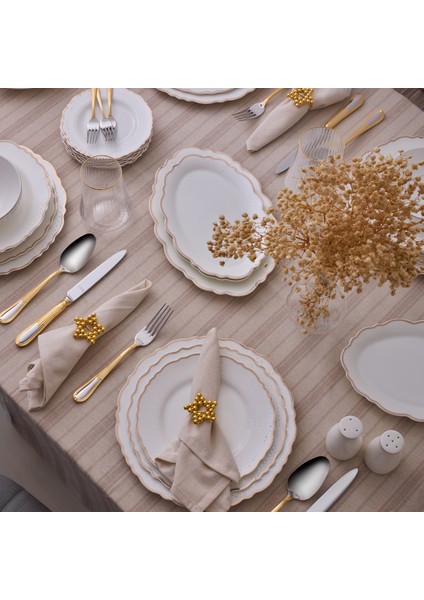 Moon Gold 85 Parça 12 Kişilik Yemek Takımı fiyatları