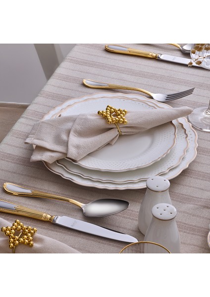 Moon Gold 85 Parça 12 Kişilik Yemek Takımı fırsatları