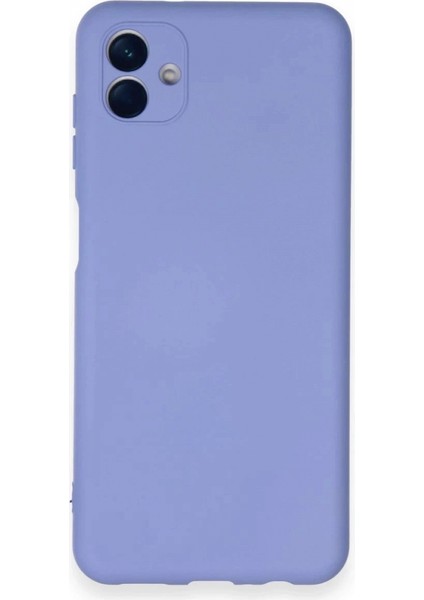 Samsung Galaxy A04 Kılıf Nano Içi Kadife Silikon - Lila