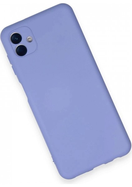 Samsung Galaxy A04 Kılıf Nano Içi Kadife Silikon - Lila modelleri