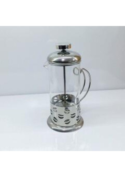 350 ml Cam French Press Bitki Çayı Demleme Bardağı Kupa, Şık ve Kullanışlı Tasarım
