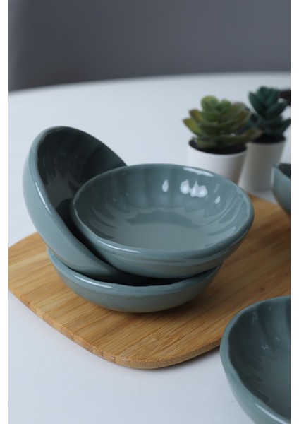 Yeşil Sirius Çerezlik ve Sosluk Seti 12 Cm, 6 Adet, Şık ve Kullanışlı Tasarım modelleri