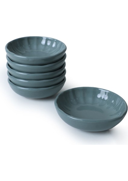 Yeşil Sirius Çerezlik ve Sosluk Seti 12 Cm, 6 Adet, Şık ve Kullanışlı Tasarım