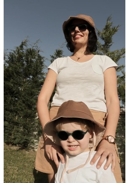 Anne Model Çift Taraflı Bucket Şapka - Uv Güneş Korumalı