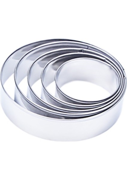 Metal Yuvarlak Kurabiye Kalıbı Seti, 5 Parça, Çok Renkli, Lezzetli Şekiller Yaratın fiyatları