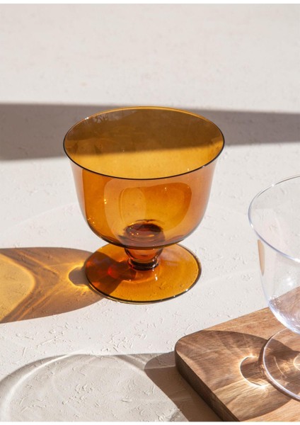 Şık Ayaklı Amber Tatlı Kasesi 11X10 Cm, Zarif ve Kullanışlı Tasarım fiyatları