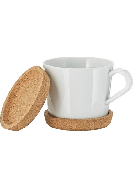 Beyaz 2'li Kupa Takımı ve 10 cm Mantar Altlık Seti fiyatları