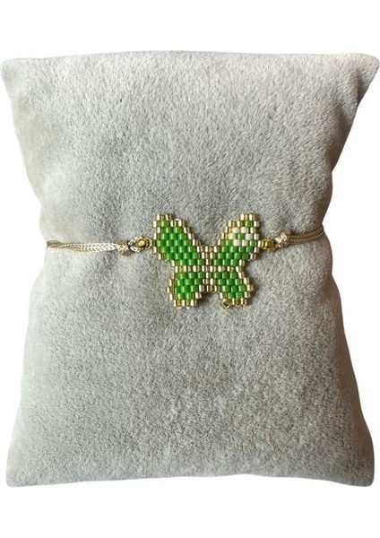 2125 El Yapımı Kelebek Model Miyuki Bileklik