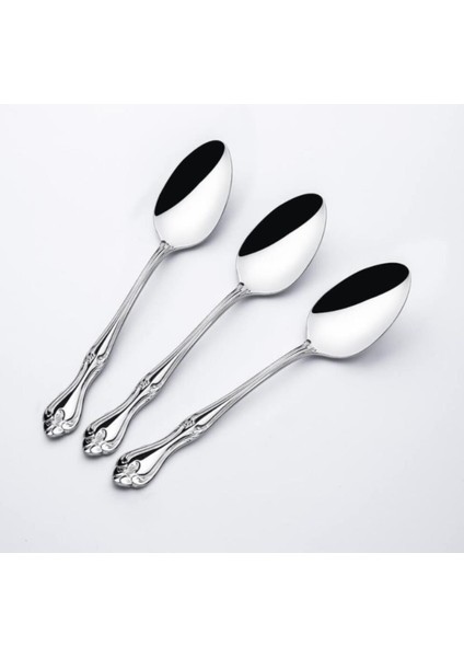 Renkli Tatlı Kaşık Takımı - 6 Parça, Şık ve Kullanışlı Tasarım