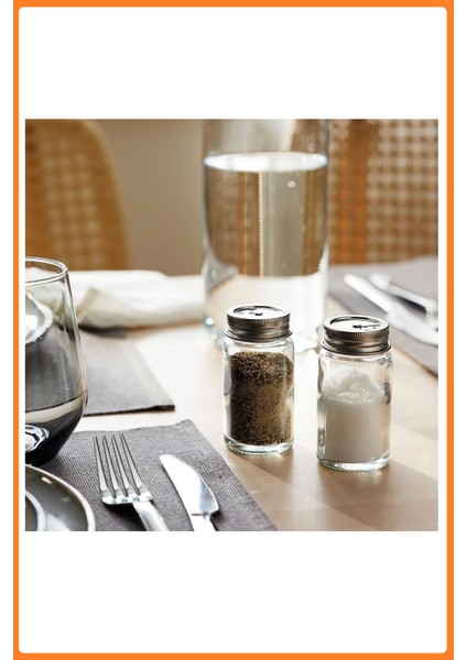 2'li Baharatlık Seti, Tuzluk ve Karabiberlik, 60 Ml, Şık ve Kullanışlı Tasarım fırsatları