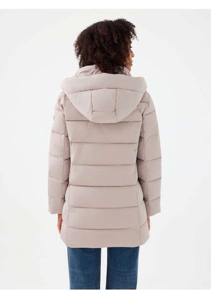 Regular Fit Bej Kadın Mont LF2041091 modelleri