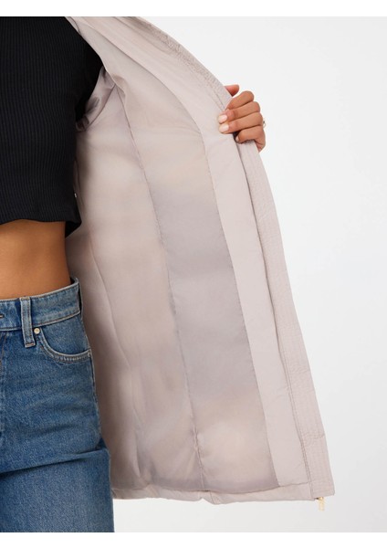 Regular Fit Bej Kadın Mont LF2041091 indirimleri