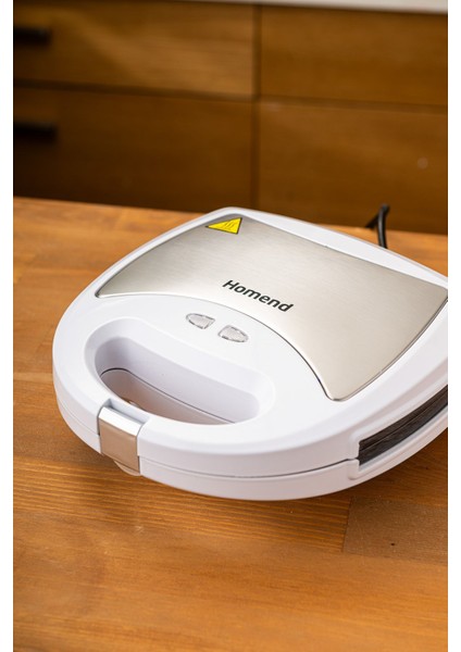 Beyaz Tost Makinesi, Pratik ve Şık Ekmek Kızartma Cihazı