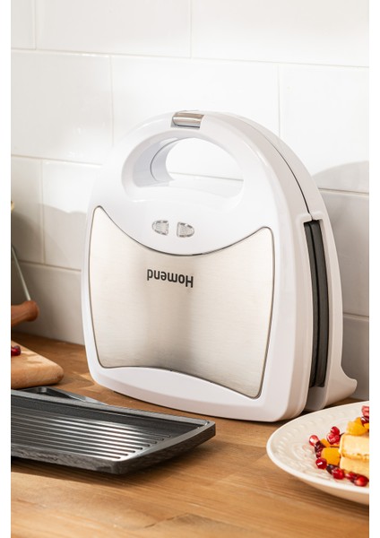 Beyaz Tost Makinesi, Pratik ve Şık Ekmek Kızartma Cihazı indirimleri