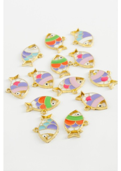 Balık Tek Kulp Mineli Bileklik ve Kolye Ucu Aparatı 1 Adet