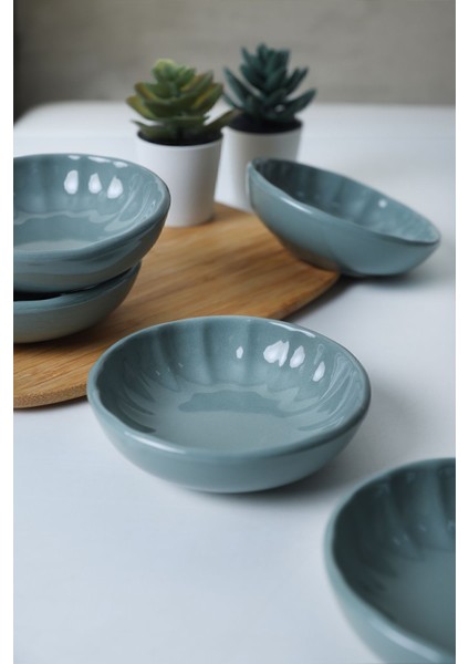 Yeşil Sirius Çerezlik ve Sosluk Seti, 12 Cm, 6'lı Paket fiyatları