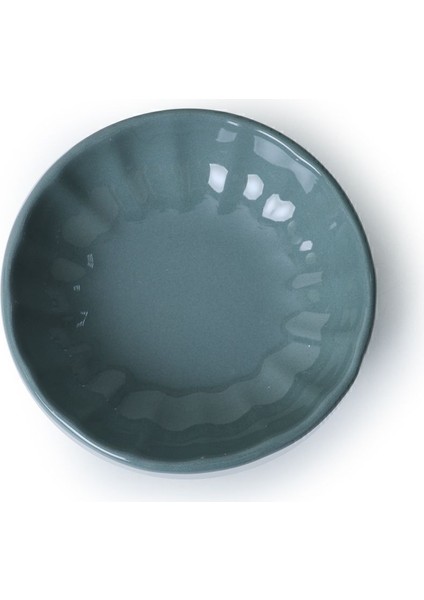 Yeşil Sirius Çerezlik ve Sosluk Seti, 12 Cm, 6'lı Paket