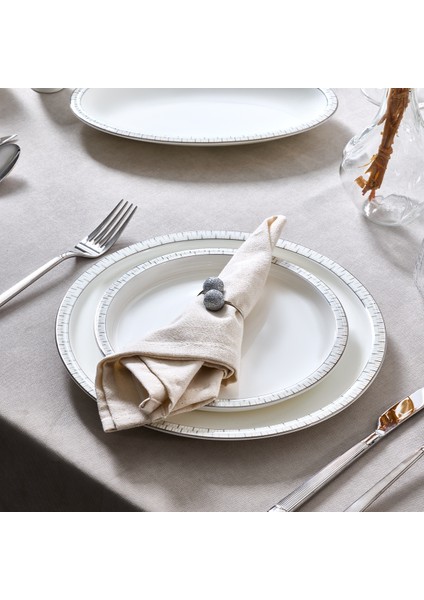 Alaia Stella Platin 60 Parça 12 Kişilik Yemek Takımı modelleri