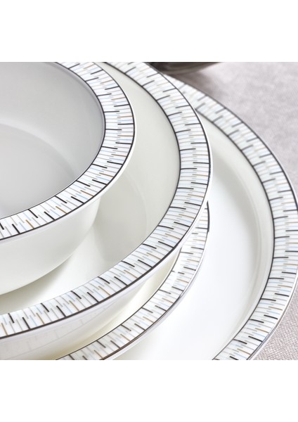 Alaia Stella Platin 60 Parça 12 Kişilik Yemek Takımı indirimleri