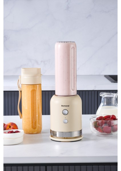Krem Bej Çok Amaçlı Smoothie Blender ile Sağlıklı Içecekler Hazırlayın fırsatları
