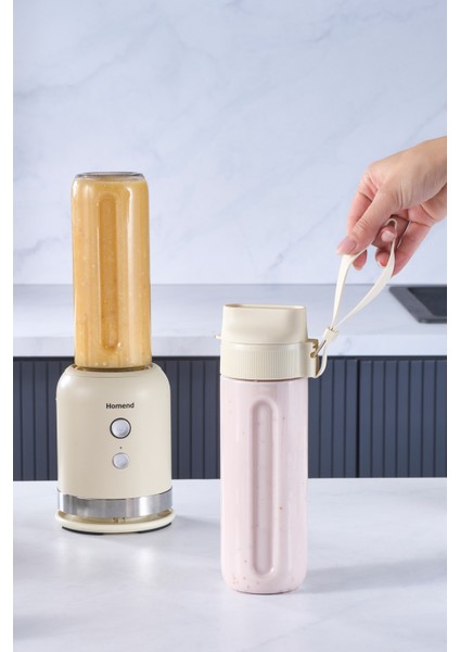 Krem Bej Çok Amaçlı Smoothie Blender ile Sağlıklı Içecekler Hazırlayın indirimleri
