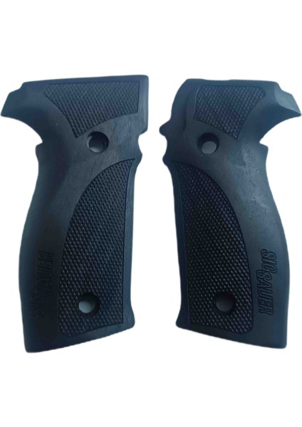 Sig Sauer P226 Ahşap Lazer Işlemeli Siyah Renkli Kabze