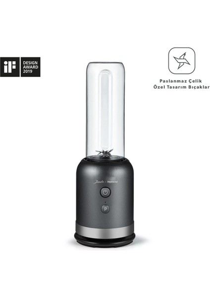 Antrasit Renkli Smoothie Blender, Güçlü ve Şık Tasarım