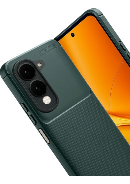 Msa-Shop Newface Vivo Y29S Auto Focus Karbon Kapak - Koyu Yeşil fiyatları