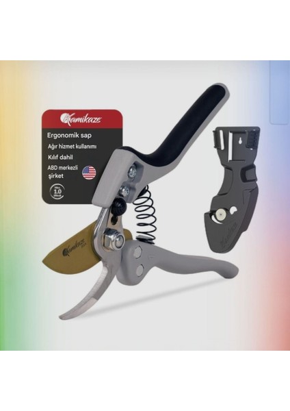 Km1-M Force 2 Paslanmaz Çelik Budama Makası – 21 Cm, Patentli Tasarım indirimleri