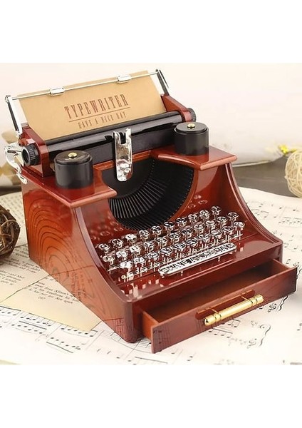 Daktilo Şeklinde Büyük Müzik Kutusu N-26