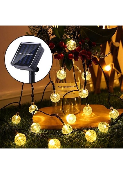 Güneş Enerjili Top 50 LED Bahçe Aydınlatma 7 Metre S-38