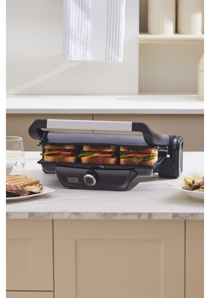 Şık Siyah Antibakteriyel Tost Makinesi, Pratik ve Dayanıklı Tasarım indirimleri