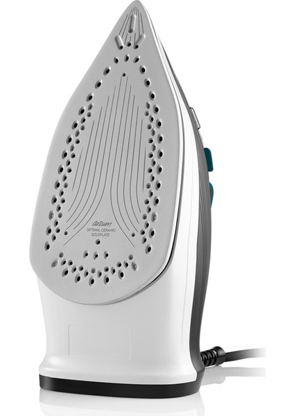 Yeşil Seramik Tabanlı Buharlı Ütü 2400W, Hızlı ve Güçlü Temizlik Sağlar