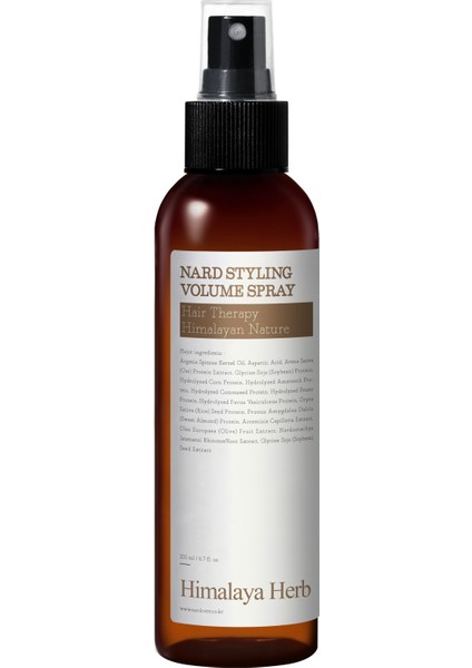 Styling Volume Spray - Nard Saç Şekillendirici ve Hacimlendirici Sprey 200 ml